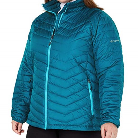 Columbia Trail hooded thermal coil jacket TEAL - M - Picture 3 of 4